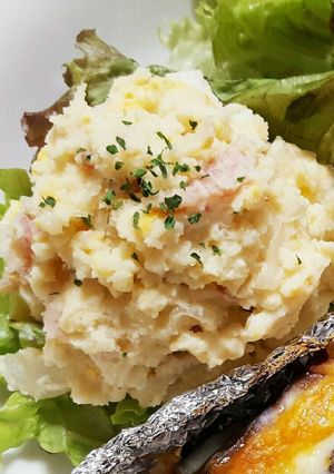 コストコマッシュでベーコンポテトサラダ-レシピのメイン写真