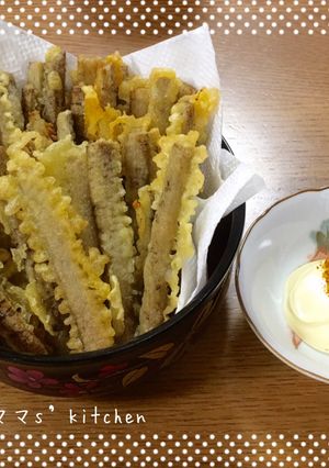 居酒屋さんのスティックごほう天ぷら-レシピのメイン写真