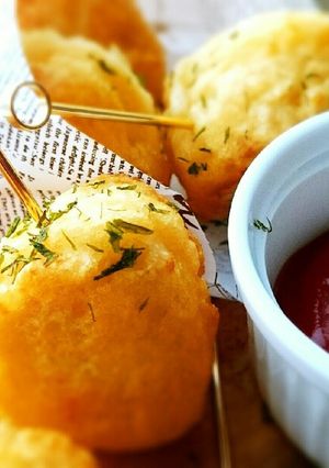 カリッもちっ♪✾お豆腐×鶏胸肉のナゲット-レシピのメイン写真