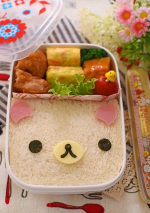 【キャラ弁】コリラックマサンドイッチ弁当-レシピのメイン写真