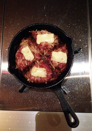 キャンプ飯！カリじゃがコンビーフ焼き☆-レシピのメイン写真