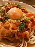 冷しゃぶ豚キムチの冷やしうどん！素麺にも