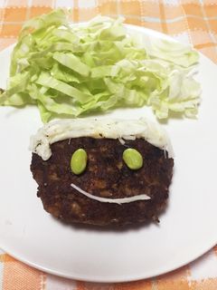 お弁当にも!チーズで似顔絵-レシピのメイン写真