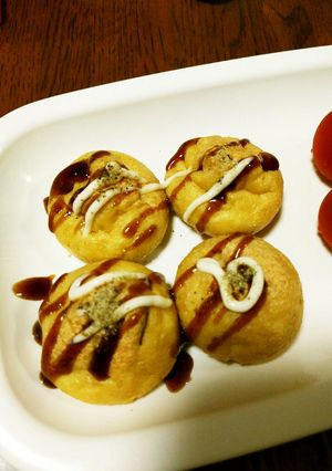 簡単おつまみ！一口がんものたこ焼き風-レシピのメイン写真