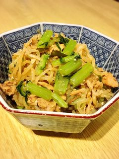 簡単ヘルシー!しらたきとツナの炒め煮-レシピのメイン写真
