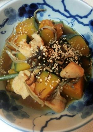 南瓜煮物（血管ダイエット食806）-レシピのメイン写真