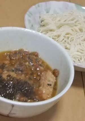チアシード入り♪サバ缶そうめん-レシピのメイン写真