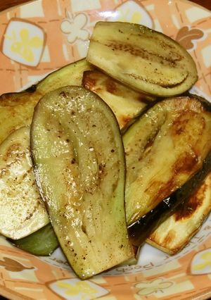 ナス焼き、簡単過ぎますが絶品です！-レシピのメイン写真
