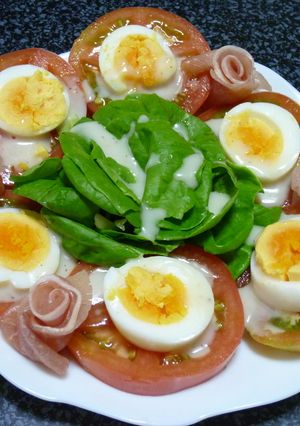 簡単！生ハムローズサラダ-レシピのメイン写真