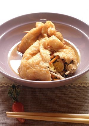 油揚げの巾着煮-レシピのメイン写真