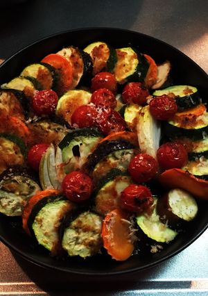 簡単！スキレットで夏野菜のパン粉焼き-レシピのメイン写真
