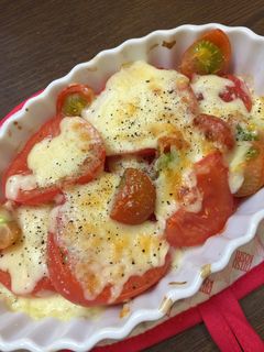 超簡単!トマトのチーズ焼き-レシピのメイン写真