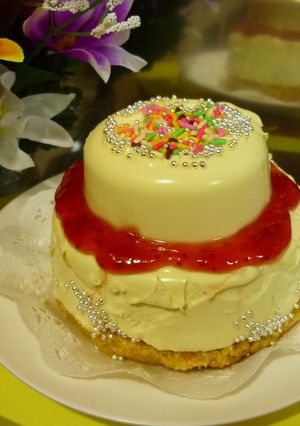 小さなウエディングレアチーズケーキ-レシピのメイン写真