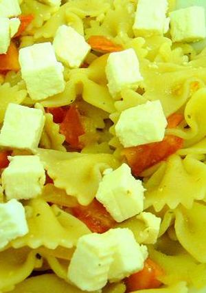 生トマトとフェタチーズの冷製パスタ-レシピのメイン写真