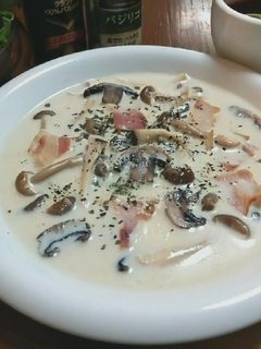 これは美味しい!豆乳きのこスープ-レシピのメイン写真