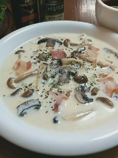 これは美味しい!豆乳きのこスープ-レシピのメイン写真