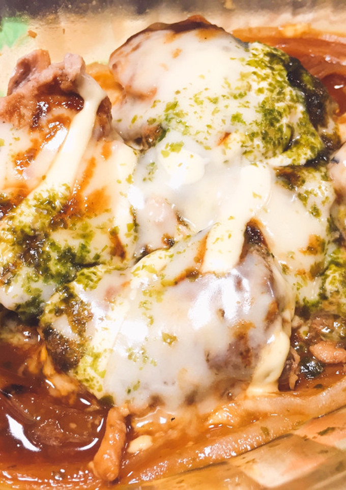 鯖のお好み焼き風チーズ焼き風。-レシピのメイン写真