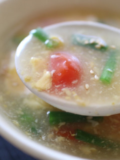 すぐできる♪ トマトと卵の中華スープ-レシピのメイン写真