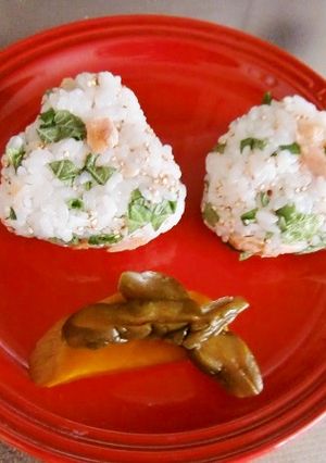 鮭・大葉・ローストキヌア入りプチおにぎり-レシピのメイン写真
