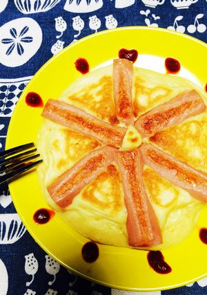 フレンチドック風味のホットケーキ♪-レシピのメイン写真