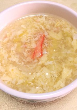 カニと白菜の和風たまごスープ☆-レシピのメイン写真