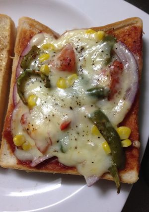 簡単ピザトースト-レシピのメイン写真