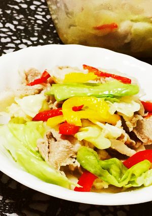 キャベツと豚肉の冷しゃぶ風作り置きサラダ-レシピのメイン写真