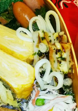 さけるチーズでハートのお弁当-レシピのメイン写真