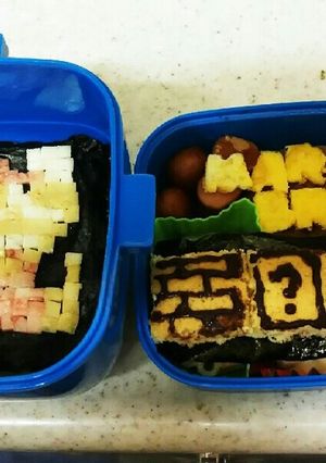 スーパーマリオキャラ弁当2-レシピのメイン写真