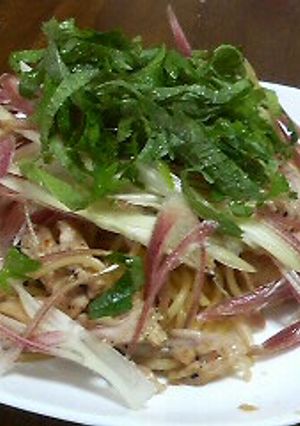 せせりと梅干しのパスタ-レシピのメイン写真