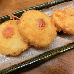 A picture of オニオンinプチトマトフライ.