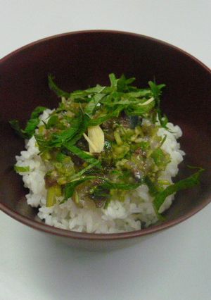 アジのたたき丼-レシピのメイン写真