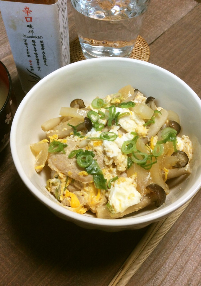 味禅のたれ活用☆めんつゆ簡単他人丼-レシピのメイン写真