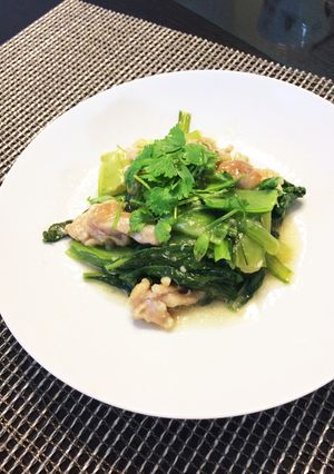 味美菜と鶏モモの中華炒め-レシピのメイン写真