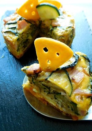 チーザのズッキーニたっぷりキッシュ-レシピのメイン写真