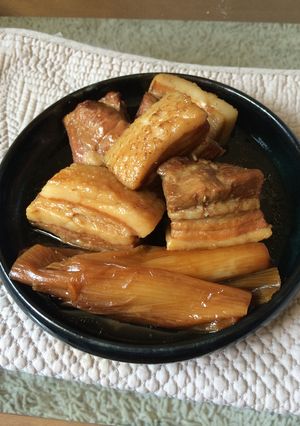 簡単！手間無し濃厚豚バラと葱のコトコト煮-レシピのメイン写真