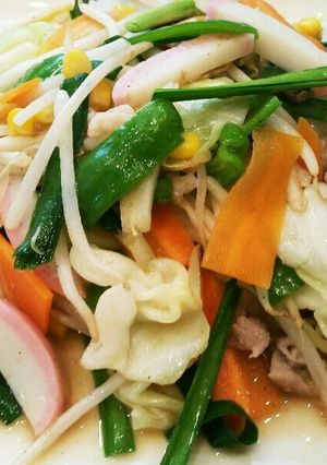 野菜たっぷりちゃんぽん風♡野菜炒め-レシピのメイン写真