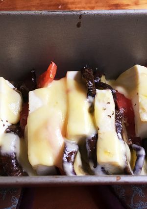 豆腐で！ナスとトマトのチーズ焼き-レシピのメイン写真