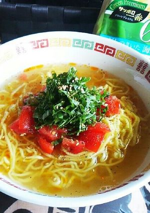 ★さっぱりトマしそ夏ラーメン★-レシピのメイン写真