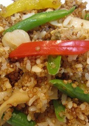 ローストキヌアでヘルシー炊き込みご飯-レシピのメイン写真