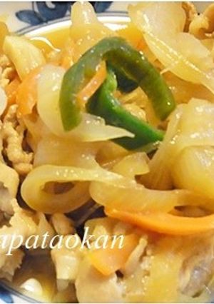 豚小間と玉ねぎの炒め物-レシピのメイン写真