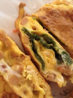納豆と味のりの卵焼き-レシピのメイン写真