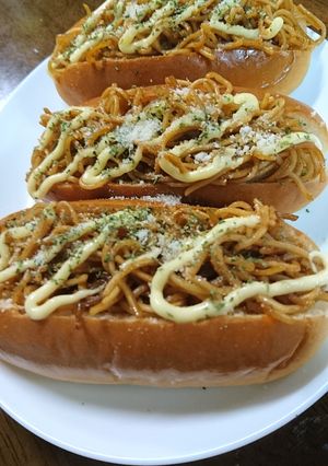 簡単！大磯屋ナポリタン焼そばパン-レシピのメイン写真