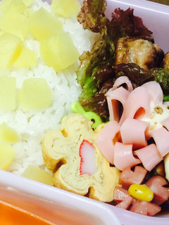 たくあん散らし*・:.弁当 幼稚園 女子-レシピのメイン写真