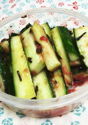 きゅうりの梅肉塩昆布和え-レシピのメイン写真