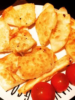 揚げ焼き 餃子皮でポテサラリメイク-レシピのメイン写真