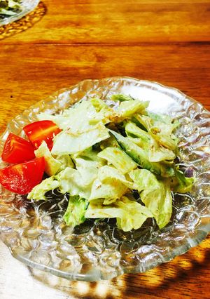 超簡単!レタスの和風マヨサラダ-レシピのメイン写真