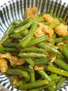 いんげんと油揚げの煮物-レシピのメイン写真