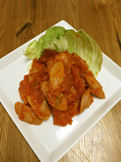 魚肉ソーセージと玉ねぎのケチャップ炒め-レシピのメイン写真