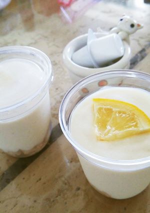 お豆腐レモンプリン-レシピのメイン写真